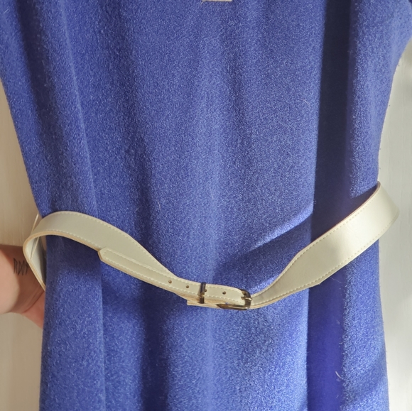 VTG LESLIE FAY ORIGINAL TERRY CLOTH DRESS PURPLE - Picture 5 of 8